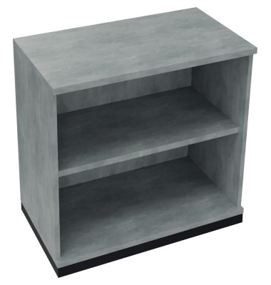 Regal 2OH B800xT442xH781mm Anthrazit-Metallic/Beton hell