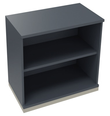 Regal 2OH B800xT442xH781mm Silberaluminium/Lavagrau