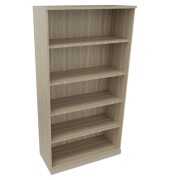 Regal 5OH B1000xT442xH1869mm Silberaluminium/Eiche Natur