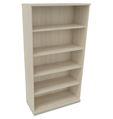 Regal 5OH B1000xT442xH1869mm Silberaluminium/Akazie hell