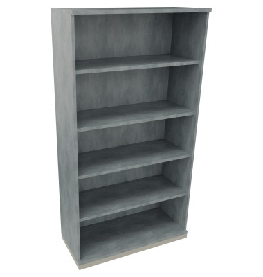Regal 5OH B1000xT442xH1869mm Silberaluminium/Beton hell