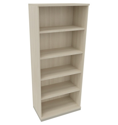 Regal 5OH B800xT442xH1869mm Silberaluminium/Akazie hell