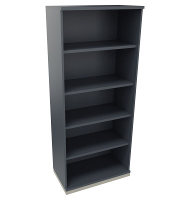 Regal 5OH B800xT442xH1869mm Silberaluminium/Lavagrau