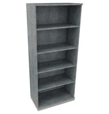 Regal 5OH B800xT442xH1869mm Silberaluminium/Beton hell