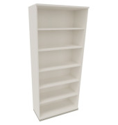 Regal 6OH B1000xT442xH2221mm Silberaluminium/Diamant Weiß