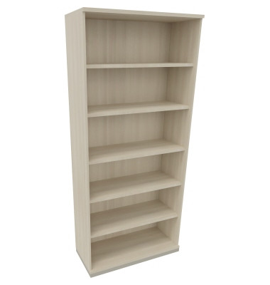 Regal 6OH B1000xT442xH2221mm Silberaluminium/Akazie hell