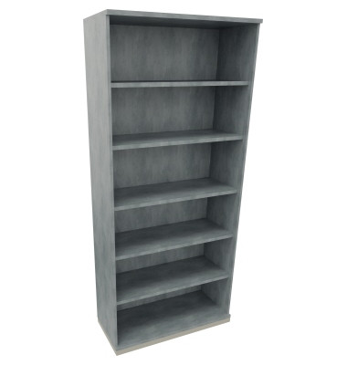 Regal 6OH B1000xT442xH2221mm Silberaluminium/Beton hell