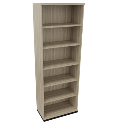 Regal 6OH B800xT442xH2221mm Anthrazit-Metallic/Eiche Natur