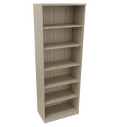Regal 6OH B800xT442xH2221mm Silberaluminium/Eiche Natur