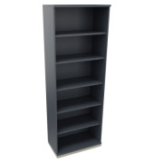 Regal 6OH B800xT442xH2221mm Silberaluminium/Lavagrau