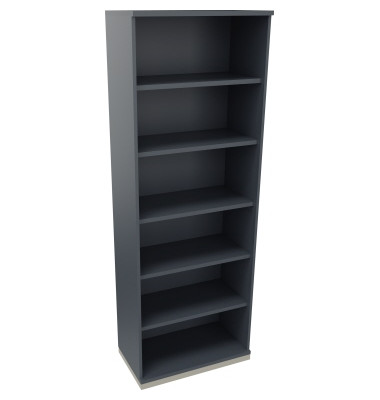 Regal 6OH B800xT442xH2221mm Silberaluminium/Lavagrau