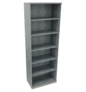 Regal 6OH B800xT442xH2221mm Silberaluminium/Beton hell