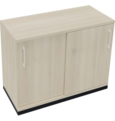 Schiebetürenschrank 2OH B1000xT442xH781mm an/Akazie hell Schiebetürenschrank 2OH B1000xT442xH781mm an/Akazie hell