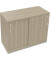 Schiebetürenschrank 2OH B1000xT442xH781mm si/Eiche Natur