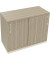 Schiebetürenschrank 2OH B1000xT442xH781mm ws/Eiche Natur