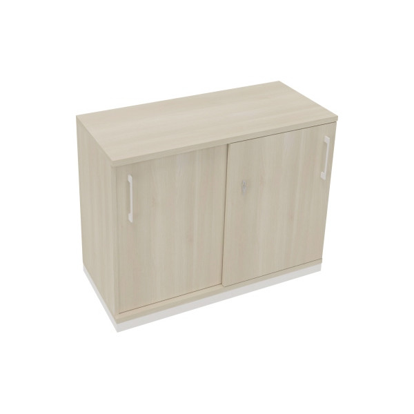 4003969073364 - Schiebetürenschrank 2OH B1000xT442xH781mm ws Akazie hell 4003969073364 Soennecken