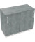 Schiebetürenschrank 2OH B1000xT442xH781mm ws/Beton hell