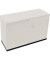Schiebetürenschrank 2OH B1200xT442xH781mm an/Diamant Weiß
