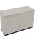 Schiebetürenschrank 2OH B1200xT442xH781mm an/Lichtgrau