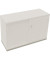 Schiebet&uuml;renschrank endless 820119301, abschlie&szlig;bar, 2 OH, diamantwei&szlig;, 120x78,1x44,2cm (BxHxT)