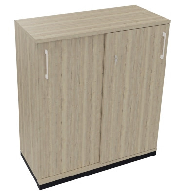 Schiebet&uuml;renschrank endless 820119571, abschlie&szlig;bar, 3 OH, eiche natur, 100x113,3x44,2cm (BxHxT)