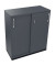 Schiebetürenschrank 3OH B1000xT442xH1133mm an/Lavagrau