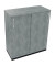 Schiebet&uuml;renschrank endless 820119583, abschlie&szlig;bar, 3 OH, beton hell, 100x113,3x44,2cm (BxHxT)
