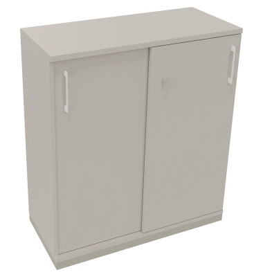 Schiebetürenschrank 3OH B1000xT442xH1133mm si/Lichtgrau Schiebetürenschrank 3OH B1000xT442xH1133mm si/Lichtgrau
