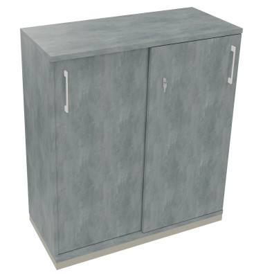 Schiebetürenschrank 3OH B1000xT442xH1133mm si/Beton hell Schiebetürenschrank 3OH B1000xT442xH1133mm si/Beton hell