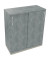 Schiebet&uuml;renschrank endless 820119683, abschlie&szlig;bar, 3 OH, beton hell, 100x113,3x44,2cm (BxHxT)