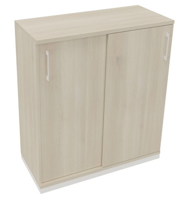Schiebetürenschrank 3OH B1000xT442xH1133mm ws/Akazie hell Schiebetürenschrank 3OH B1000xT442xH1133mm ws/Akazie hell
