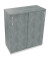Schiebetürenschrank 3OH B1000xT442xH1133mm ws/Beton hell