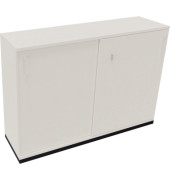 Schiebet&uuml;renschrank endless 820119801, abschlie&szlig;bar, 3 OH, diamantwei&szlig;, 160x113,3x44,2cm /BxHxT)