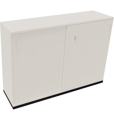 Schiebetürenschrank 3OH B1600xT442xH1133mm an/Diamant Weiß Schiebetürenschrank 3OH B1600xT442xH1133mm an/Diamant Weiß