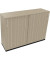 Schiebet&uuml;renschrank endless 820119871, abschlie&szlig;bar, 3 OH, eiche natur, 160x113,3x44,2cm /BxHxT)