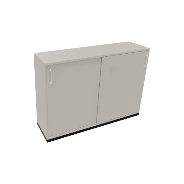 4003969069985 - Schiebetürenschrank 3OH B1600xT442xH1133mm an Lichtgrau 4003969069985 Soennecken