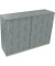 Schiebet&uuml;renschrank endless 820119983, abschlie&szlig;bar, 3 OH, beton hell, 160x113,3x44,2cm /BxHxT)