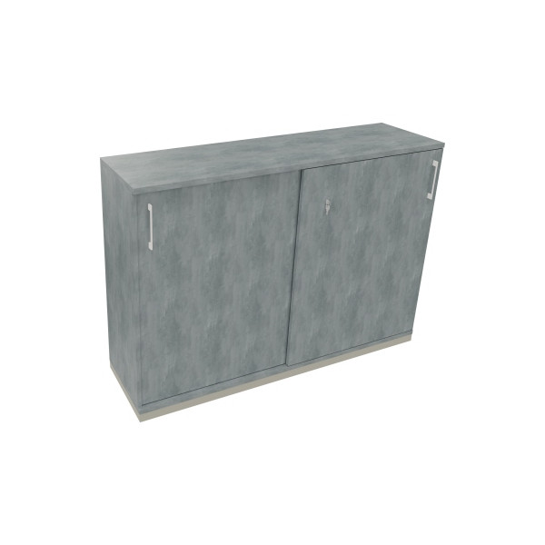 4003969069930 - Schiebetürenschrank 3OH B1600xT442xH1133mm si Beton hell 4003969069930 Soennecken