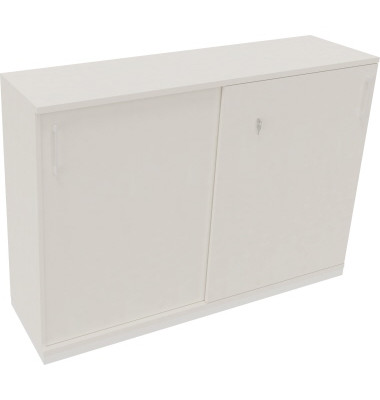 Schiebet&uuml;renschrank endless 820120001, abschlie&szlig;bar, 3 OH, diamantwei&szlig;, 160x113,3x44,2cm /BxHxT)