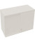 Aufsatzschrank endless 820120101, abschlie&szlig;bar, 2 OH, diamantwei&szlig;, 100x73,6x44,2cm (BxHxT)
