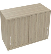 Aufsatz Schiebetürenschrank 2OH B1000xT442xH736mm Eiche Natur