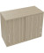 Aufsatz Schiebetürenschrank 2OH B1000xT442xH736mm Eiche Natur