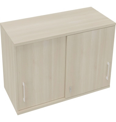 Aufsatzschrank endless 820120172, abschlie&szlig;bar, 2 OH, akazie hell, 100x73,6x44,2cm (BxHxT)