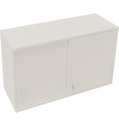 Aufsatz Schiebetürenschrank 2OH B1200xT442xH736mm Diamant Weiß