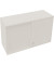Aufsatzschrank endless 820120201, abschlie&szlig;bar, 2 OH, diamantwei&szlig;, 120x73,6x44,2cm (BxHxT)
