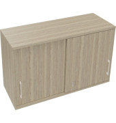 Aufsatz Schiebetürenschrank 2OH B1200xT442xH736mm Eiche Natur