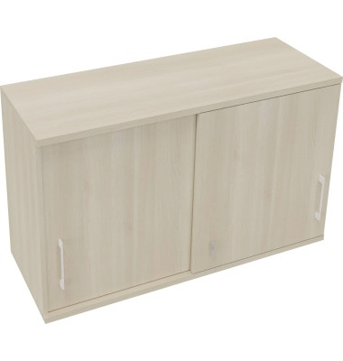 Aufsatzschrank endless 820120272, abschlie&szlig;bar, 2 OH, akazie hell, 120x73,6x44,2cm (BxHxT)