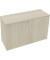 Aufsatzschrank endless 820120272, abschlie&szlig;bar, 2 OH, akazie hell, 120x73,6x44,2cm (BxHxT)