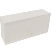 Aufsatz Schiebetürenschrank 2OH B1600xT442xH736mm Diamant Weiß