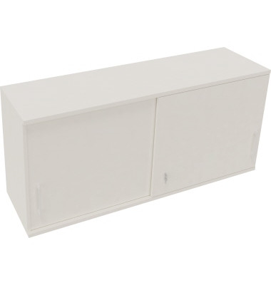 Aufsatzschrank endless 820120301, abschlie&szlig;bar, 2 OH, diamantwei&szlig;, 160x73,6x44,2cm (BxHxT)